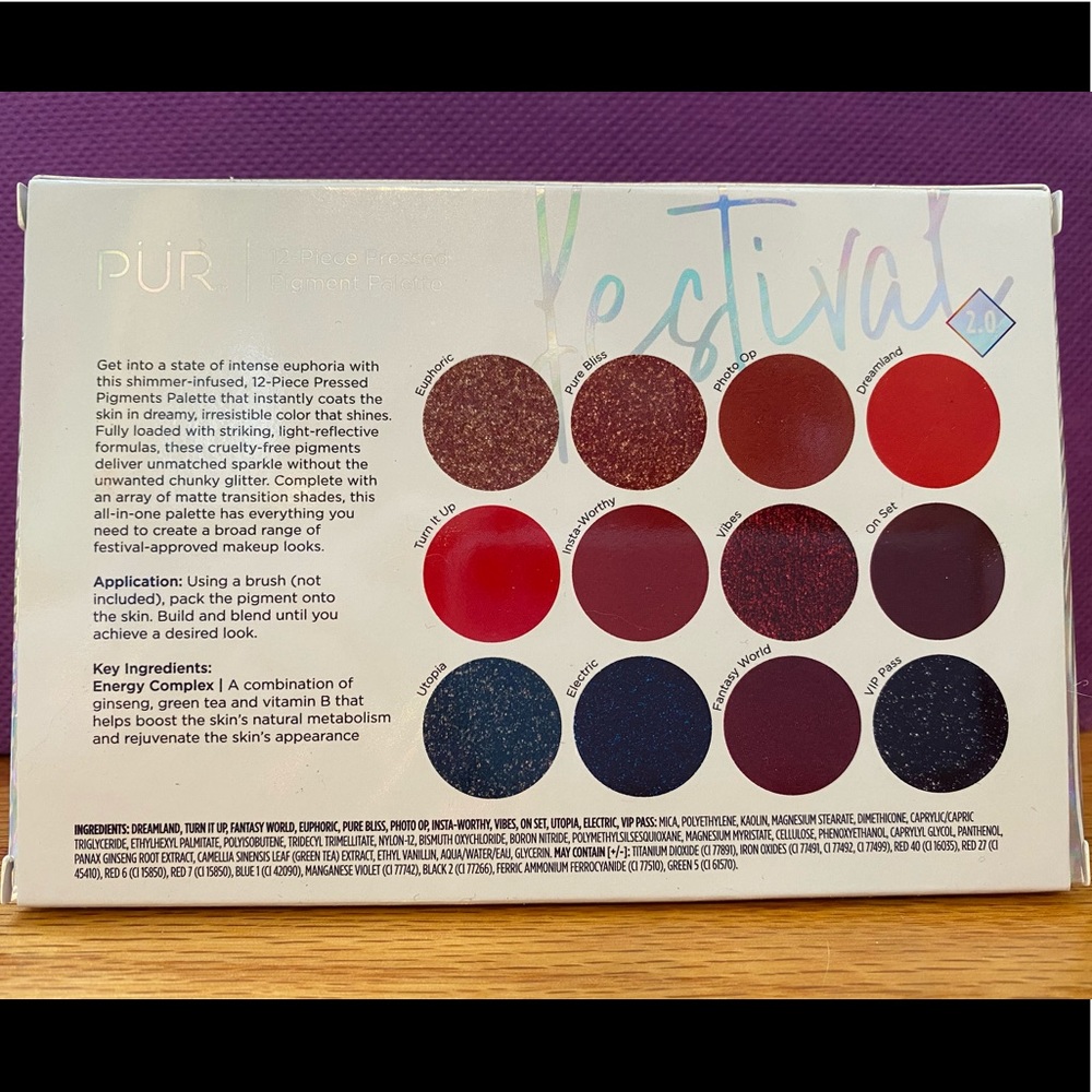 PÜR Festival 2.0 Pressed Pigment Palette - Picture 3 of 7